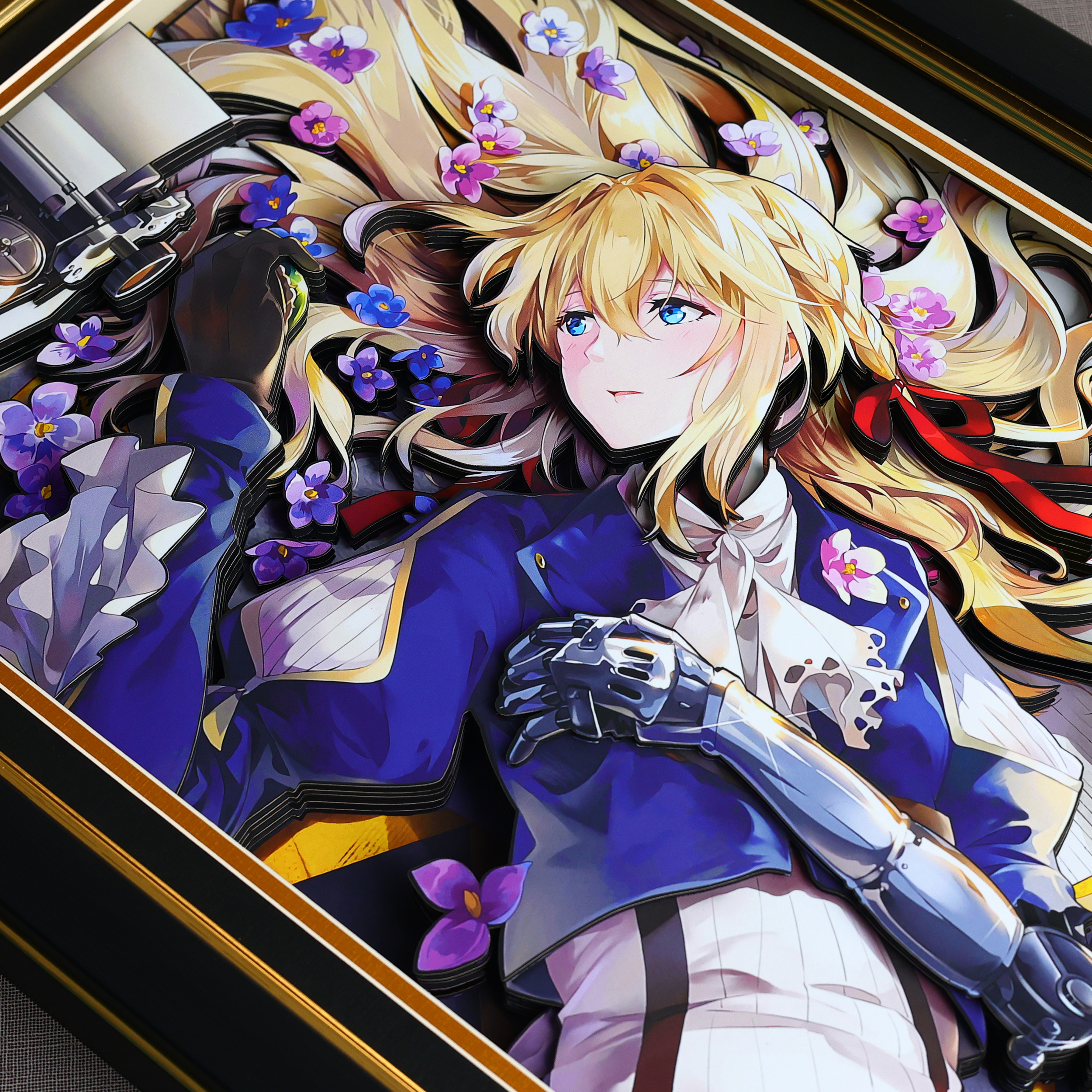 紫羅蘭永恆花園 3D立體畫-CASEZONE