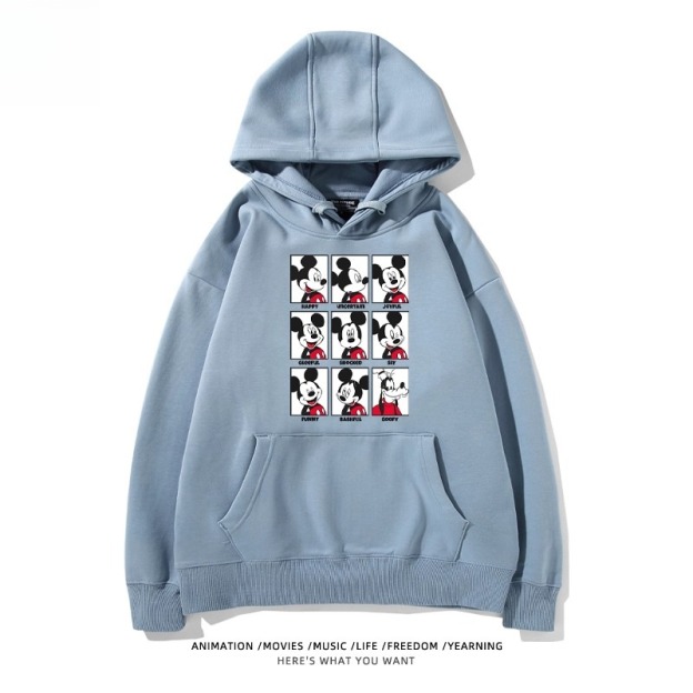 米老鼠米奇米妮 聯名衛衣2025秋冬新款親子情侶裝連帽衛衣