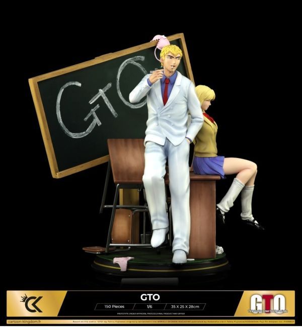 【預購】正版授權 Cartoon Kingdom（CK） 麻辣教師 GTO 鬼冢英吉 1/6雕像-CASEZONE