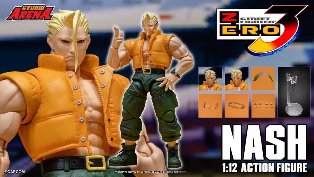 【預購】正版授權 STORM COLLECTIBLES 1/12 少年街霸3 納什