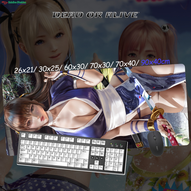 生死格鬥系列 超大鎖邊主題桌墊 布質滑鼠墊