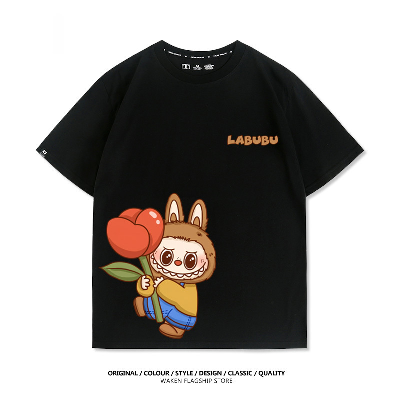 Labubu美式潮牌 印花短袖T恤-CASEZONE