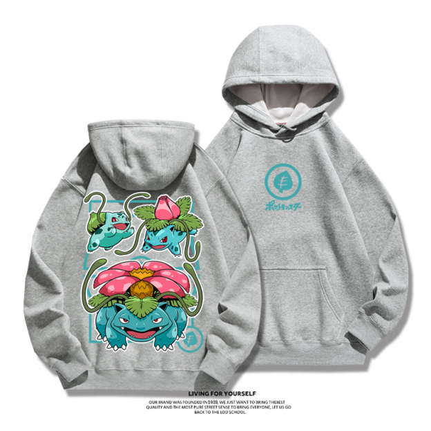 寶可夢新款 親子情侶男女款連帽衛衣-CASEZONE