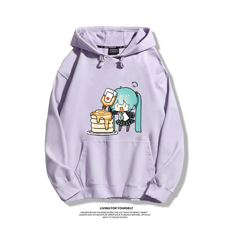 初音未來新款 親子情侶男女款連帽衛衣-CASEZONE