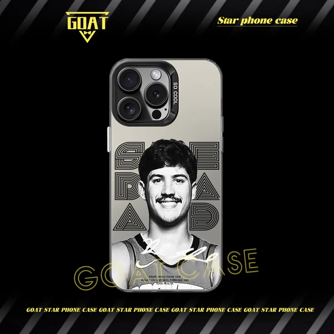 球星頭像｜彩銀球星手機殼-CASEZONE