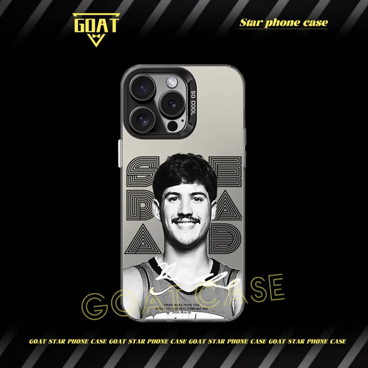 球星頭像｜彩銀球星手機殼-CASEZONE