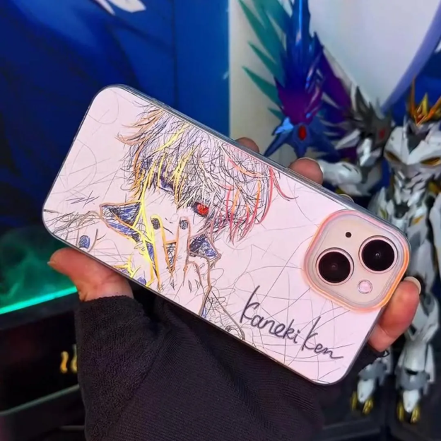 【大集合】動漫極光金漸變手機殼-CASEZONE