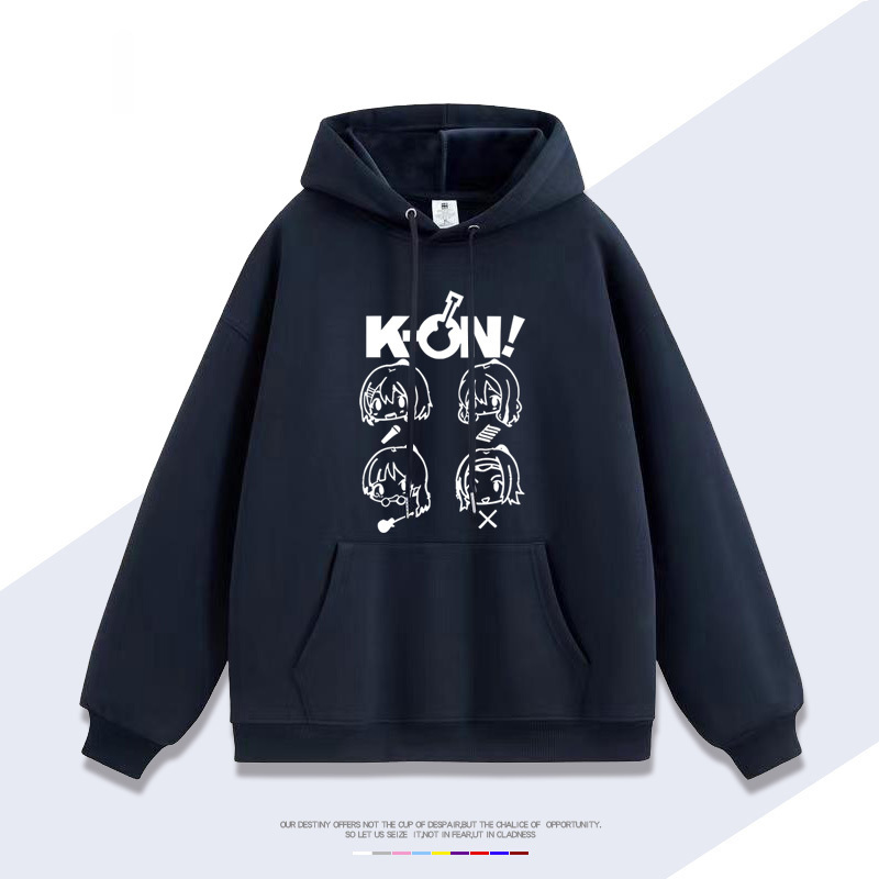 輕音少女K-ON 聯名衛衣2025秋冬新款 親子情侶裝連帽衛衣