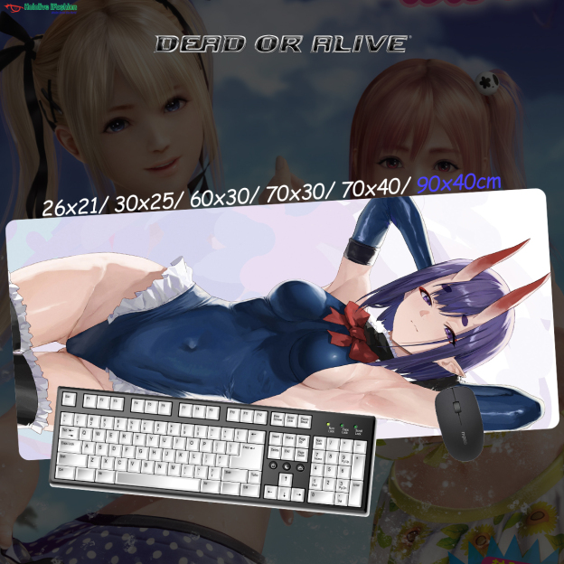 生死格鬥系列 超大鎖邊主題桌墊 布質滑鼠墊