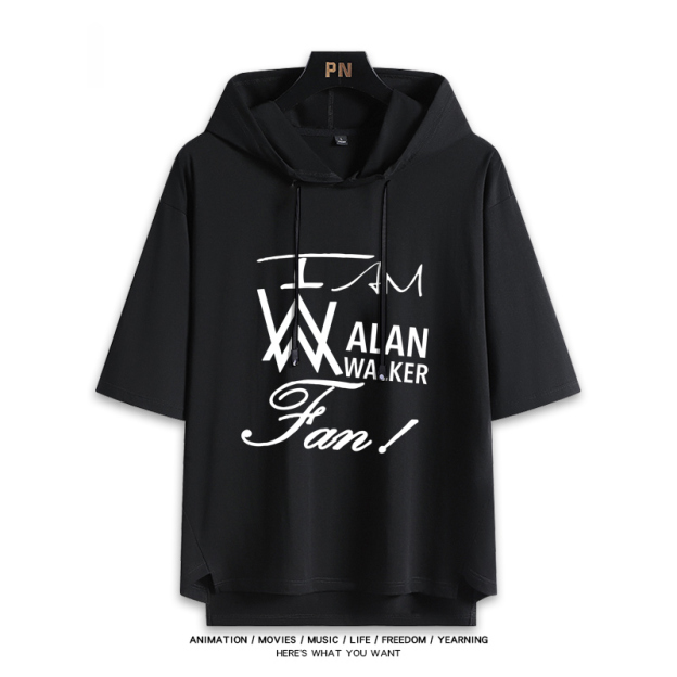 艾倫沃克 Alan Walker 連帽短袖T恤-CASEZONE