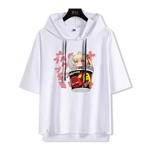 Hololive連帽短袖T恤