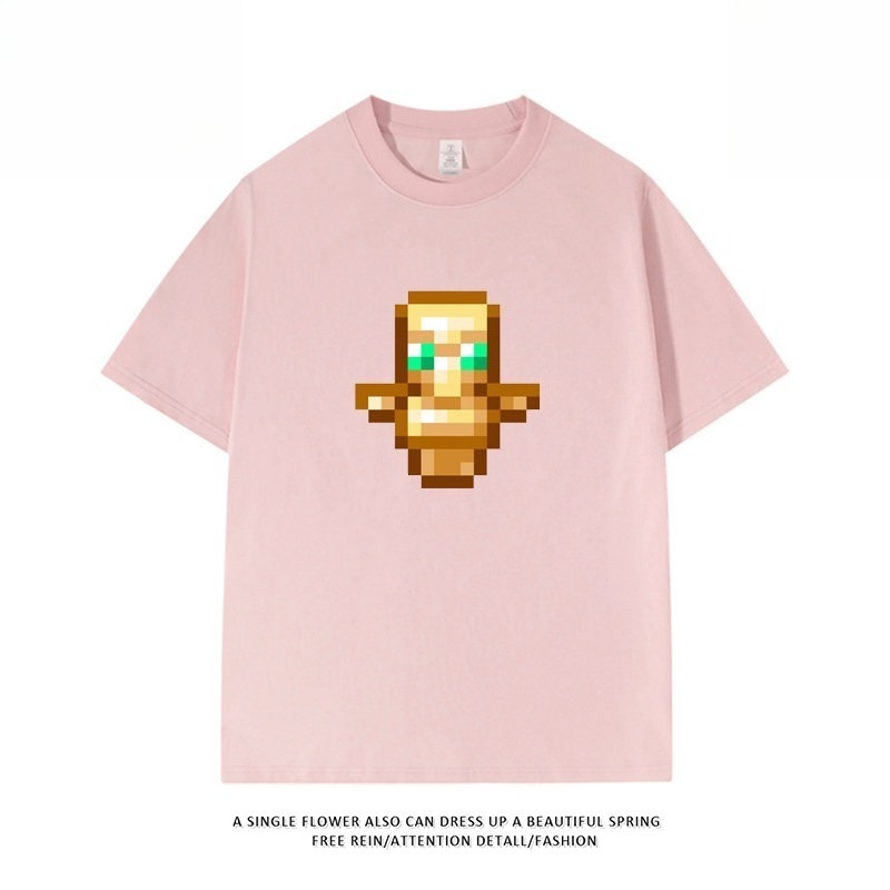 Minecraft不死圖騰 印花短袖T恤