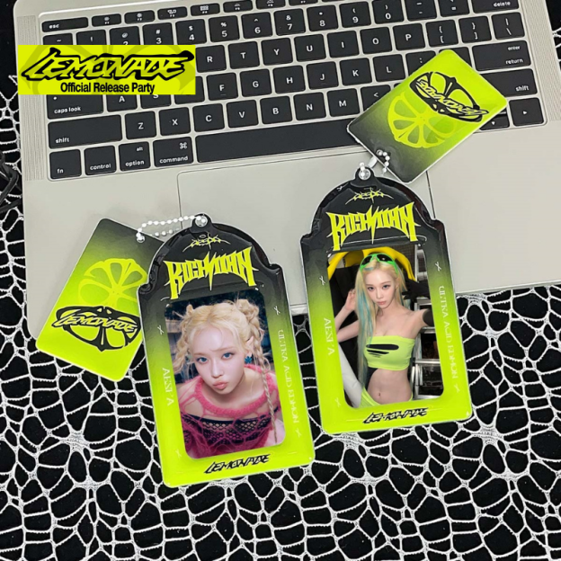 aespa LEMONADE專輯小卡卡套｜3吋簡約透明收納掛件 KPOP粉絲收藏周邊