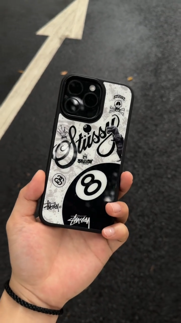 斯圖西塗鴉時尚防摔手機殼-CASEZONE