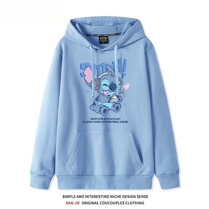 星際寶貝新款 親子情侶男女連帽衛衣