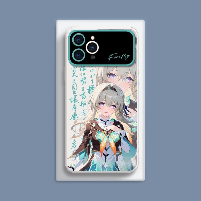 星穹鐵道流螢液態大視窗全包矽膠防摔軟殼-CASEZONE