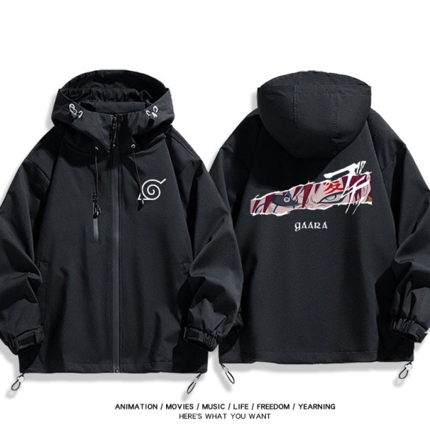火影忍者周邊 男女同款秋冬衝鋒衣