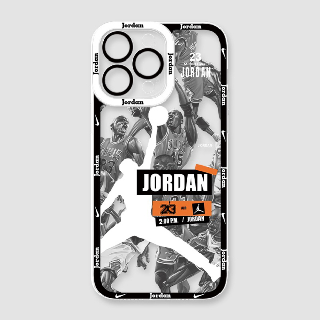 喬丹NBA籃球透明防摔軟殼-CASEZONE