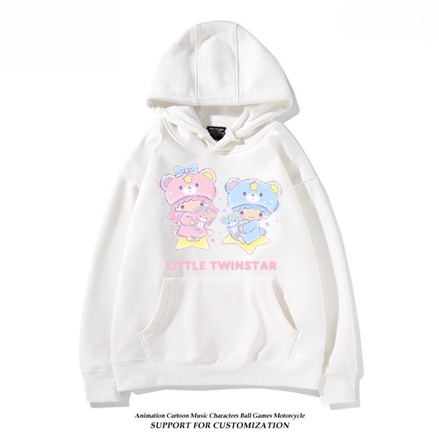 雙子星little twinstars新款 親子情侶男女連帽衛衣