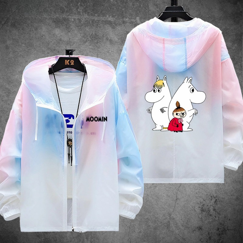 姆明一族Moomins 輕薄透氣漸變防曬衣外套