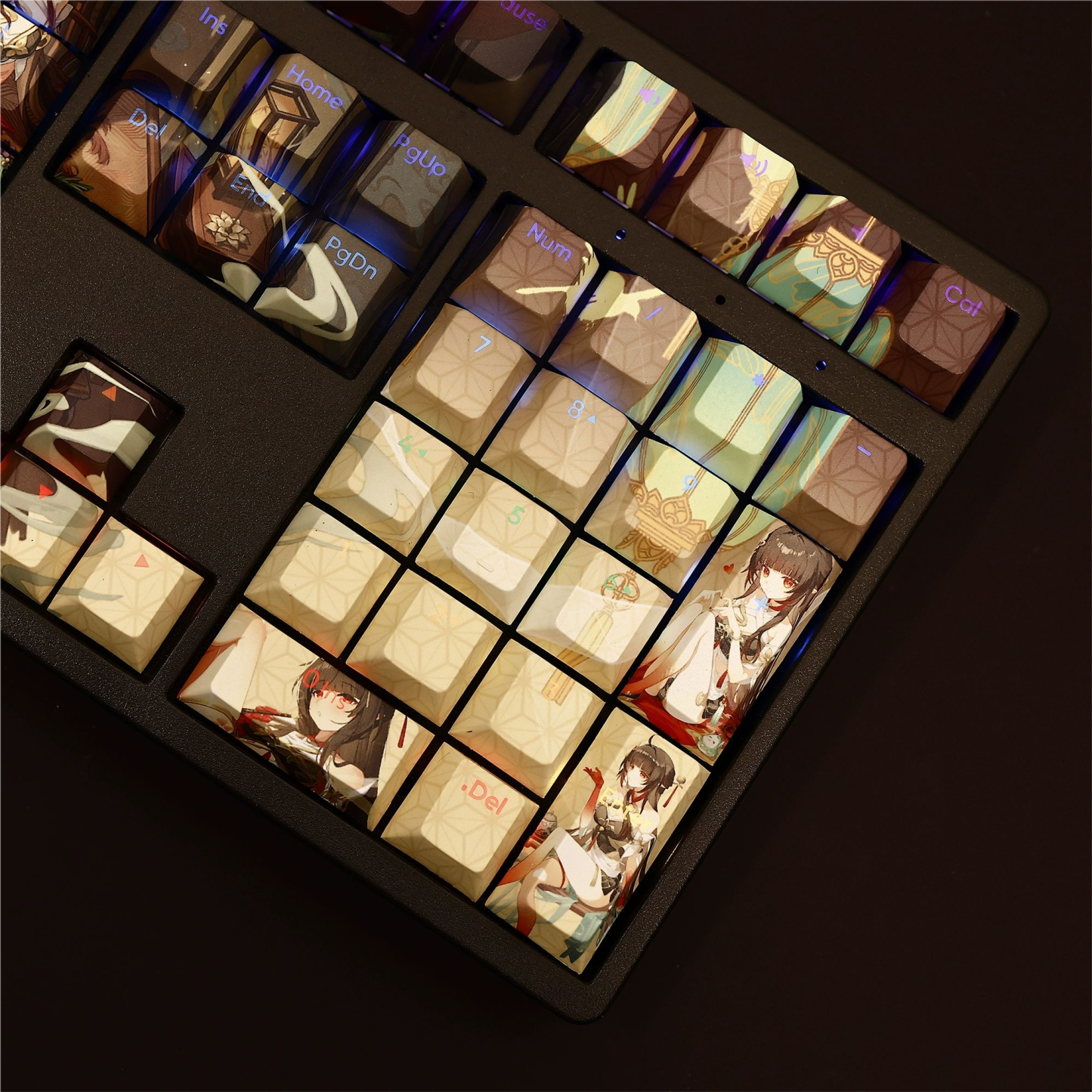 靈砂透光RGB108鍵標準配列衛星軸鍵帽-CASEZONE