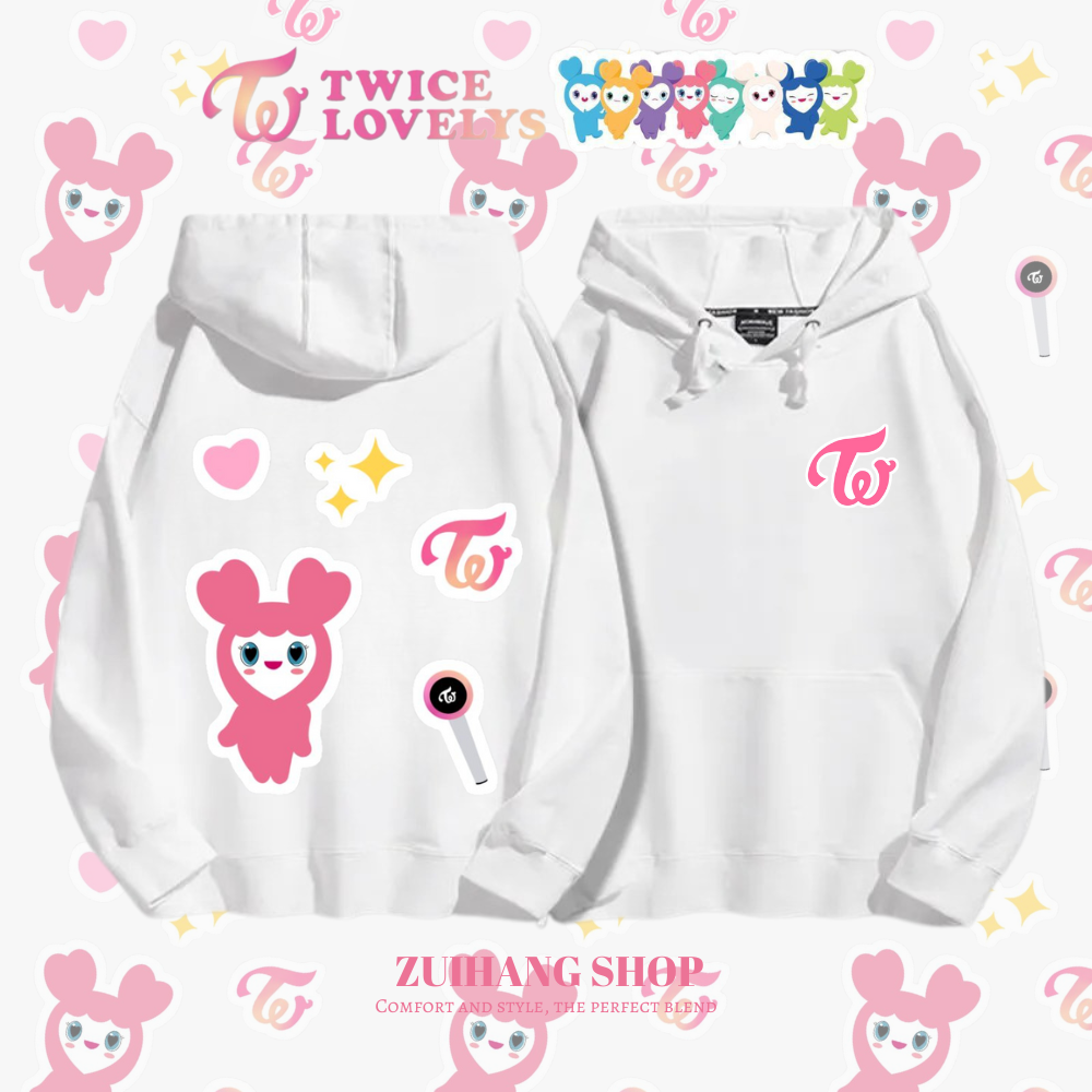 Twicelovely新款 親子情侶男女款連帽衛衣-CASEZONE