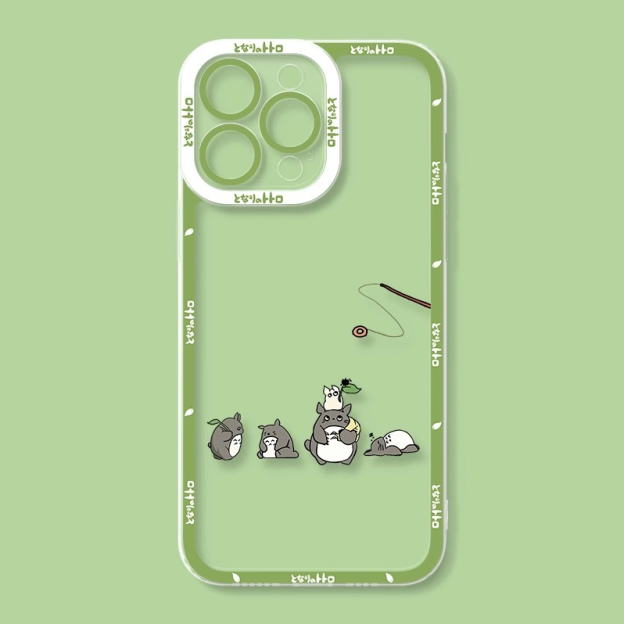 卡通龍貓透明防摔軟殼-CASEZONE