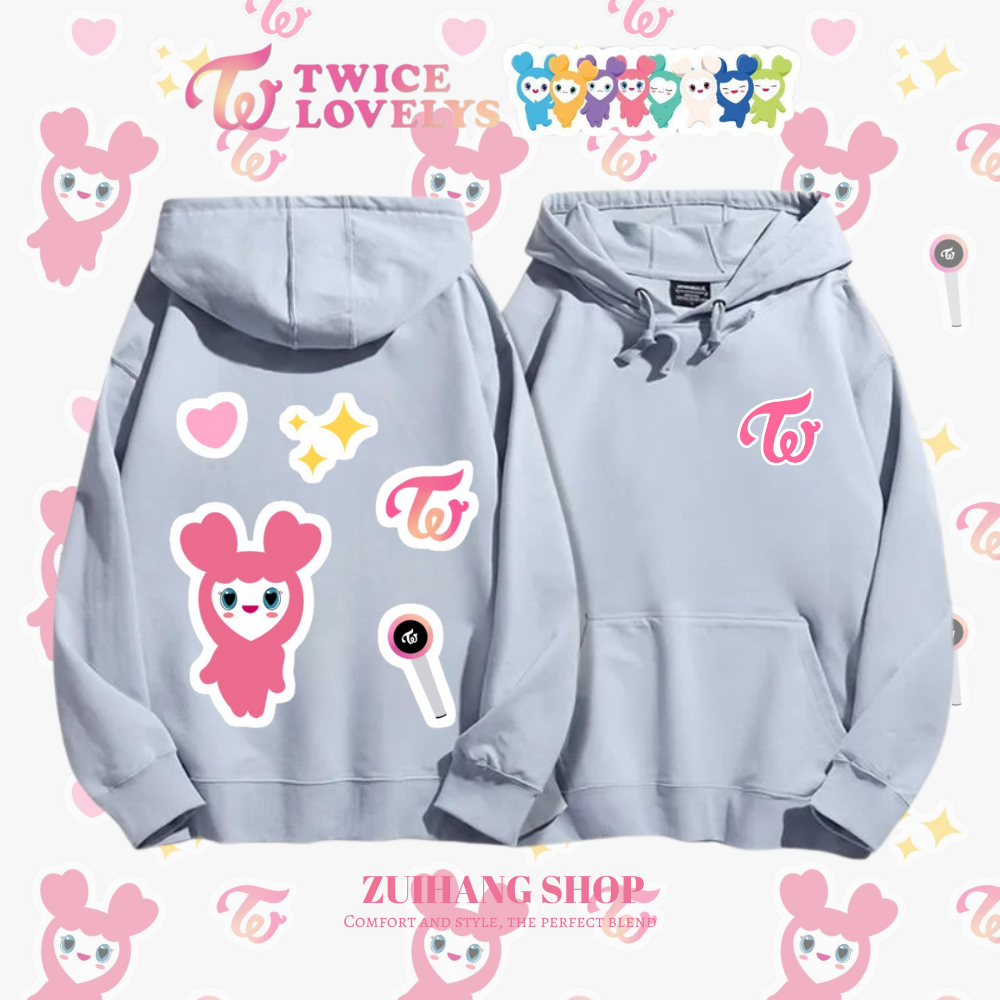 Twicelovely新款 親子情侶男女款連帽衛衣-CASEZONE