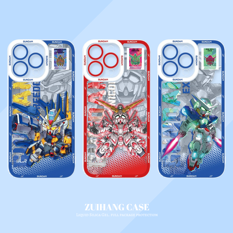 機動戰士鋼彈天使眼透明防摔軟殼-CASEZONE