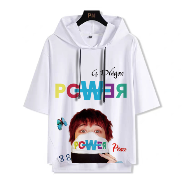 G-DRAGON 權志龍連帽短袖T恤