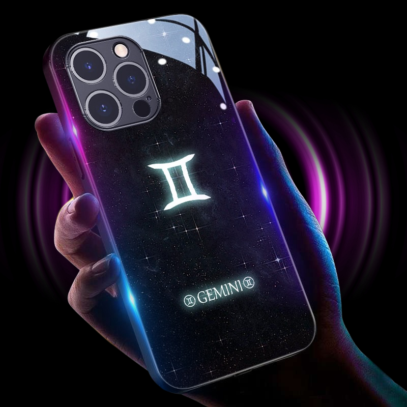 十二星座來電閃智能發光手機殼-CASEZONE