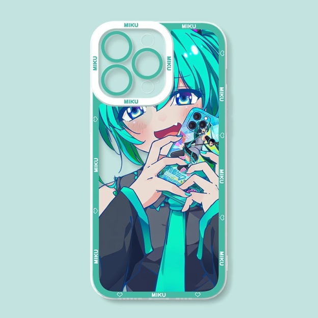初音未來透明防摔軟殼-CASEZONE