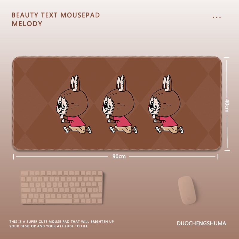 可愛卡通拉布布 主題桌墊 布質滑鼠墊-CASEZONE