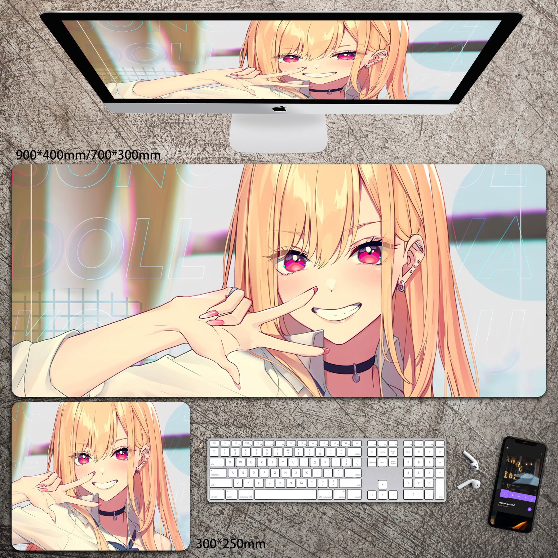 動漫系列 主題桌墊 布質滑鼠墊-CASEZONE