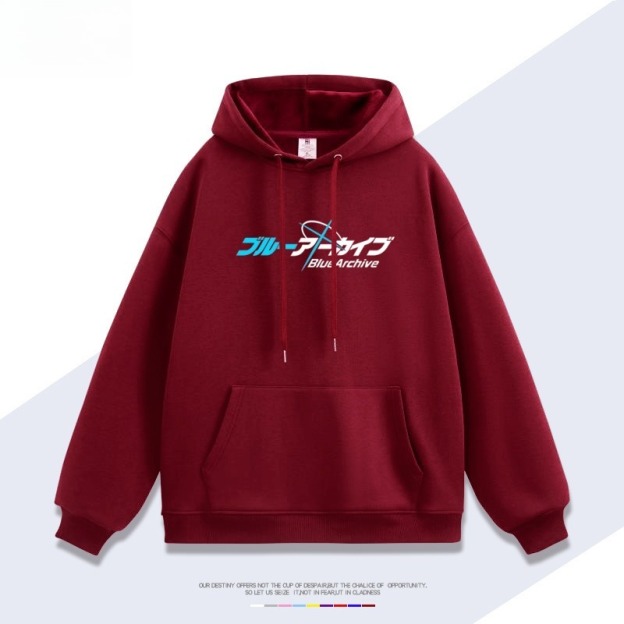 蔚藍檔案新款 親子情侶男女連帽衛衣