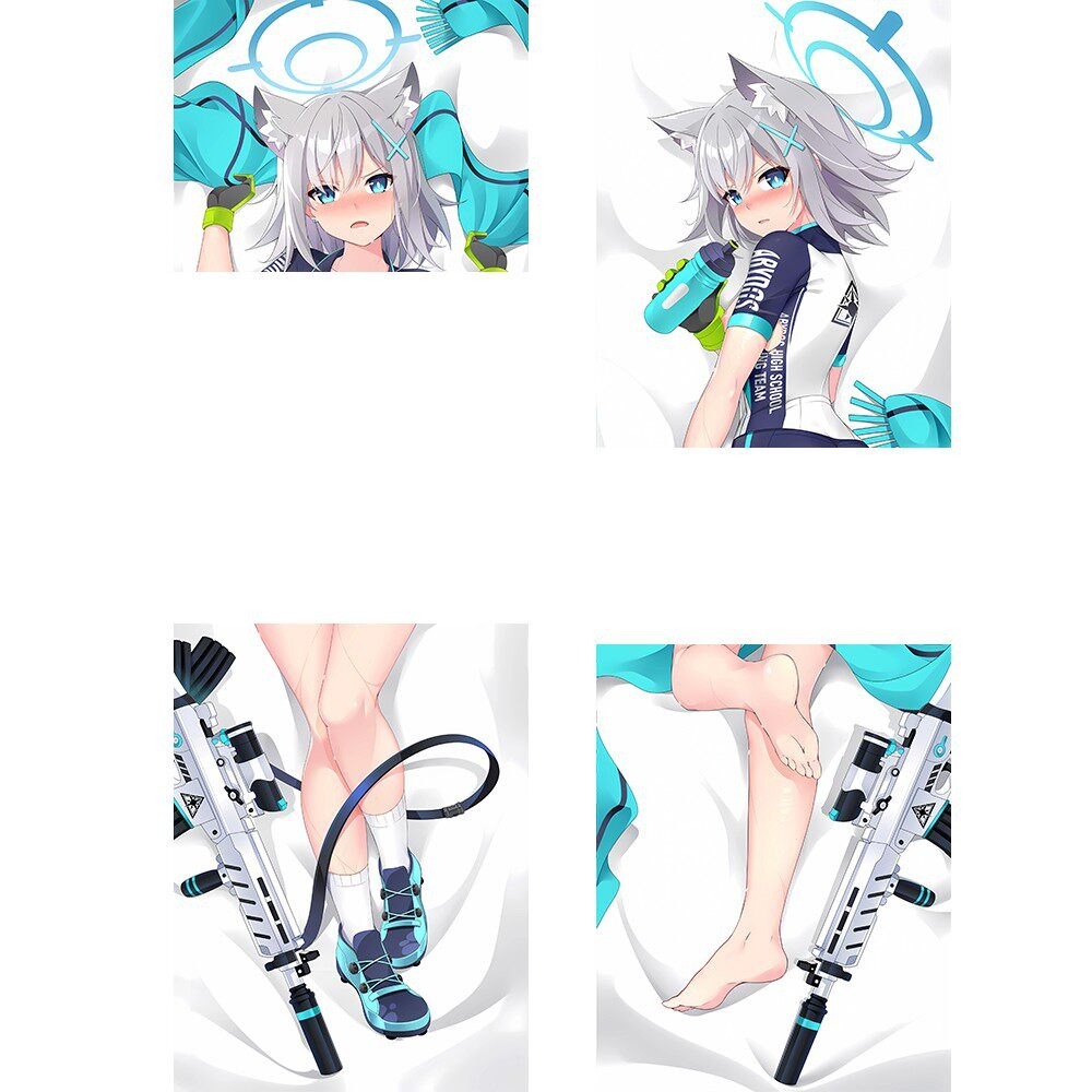 蔚藍檔案砂狼白子 等身抱枕