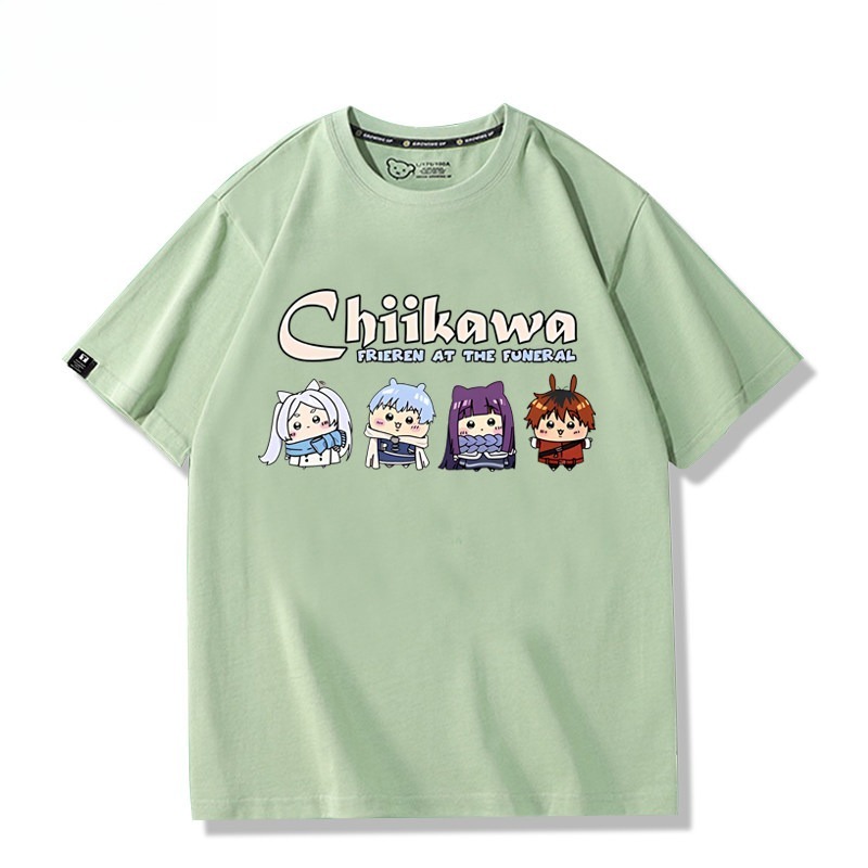 Chiikawa X 葬送的芙莉蓮  印花短袖T恤