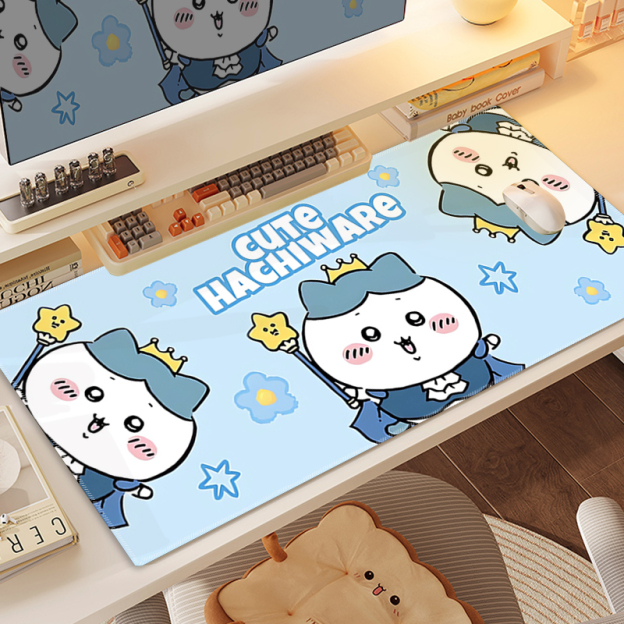 Chiikawa 主題桌墊 布質滑鼠墊-CASEZONE