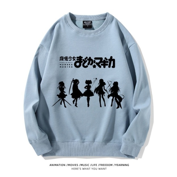 魔法少女小圓聯名親子情侶裝 圓領長袖