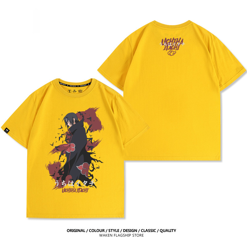 火影忍者 宇智波鼬 印花短袖T恤-CASEZONE