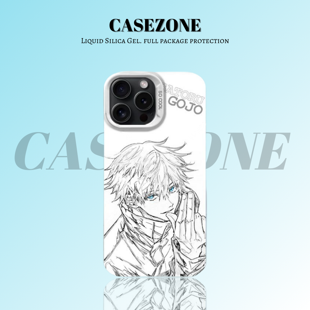 咒術迴戰彩銀防摔手機殼-CASEZONE