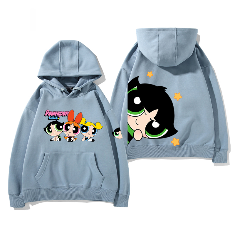 飛天小女警新款 親子情侶男女款連帽衛衣-CASEZONE