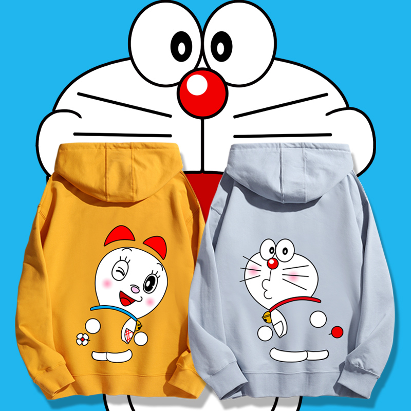 叮噹貓新款 親子情侶男女款連帽衛衣-CASEZONE