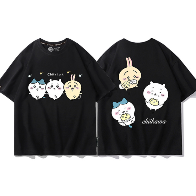 Chiikawa 2024親子情侶男女同款 T恤-CASEZONE