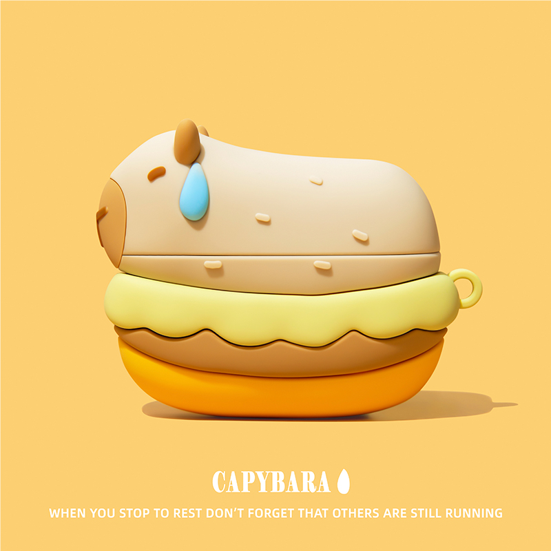 可愛小動物AirPods耳機保護殼-CASEZONE