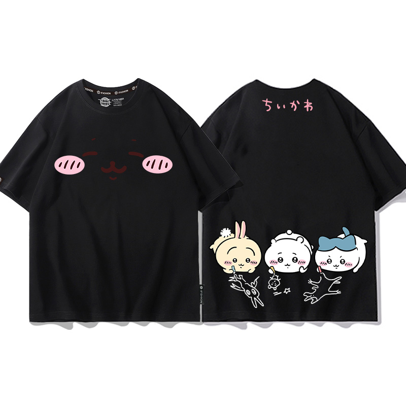 Chiikawa 2024親子情侶男女同款 T恤-CASEZONE