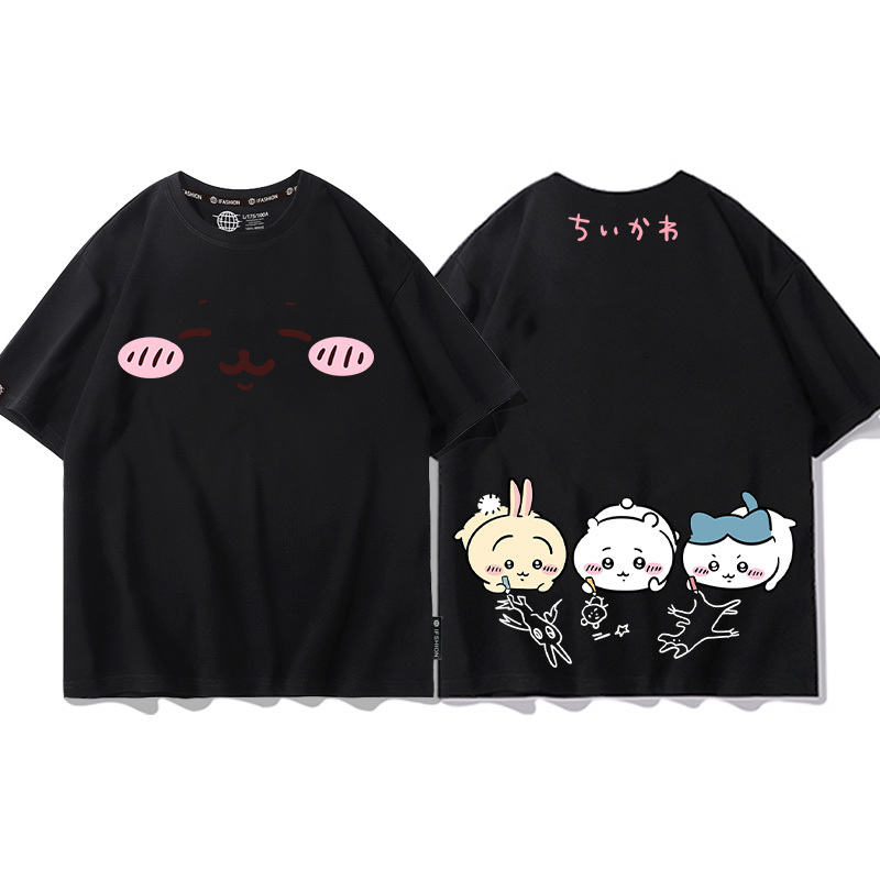 Chiikawa 2024親子情侶男女同款 T恤-CASEZONE