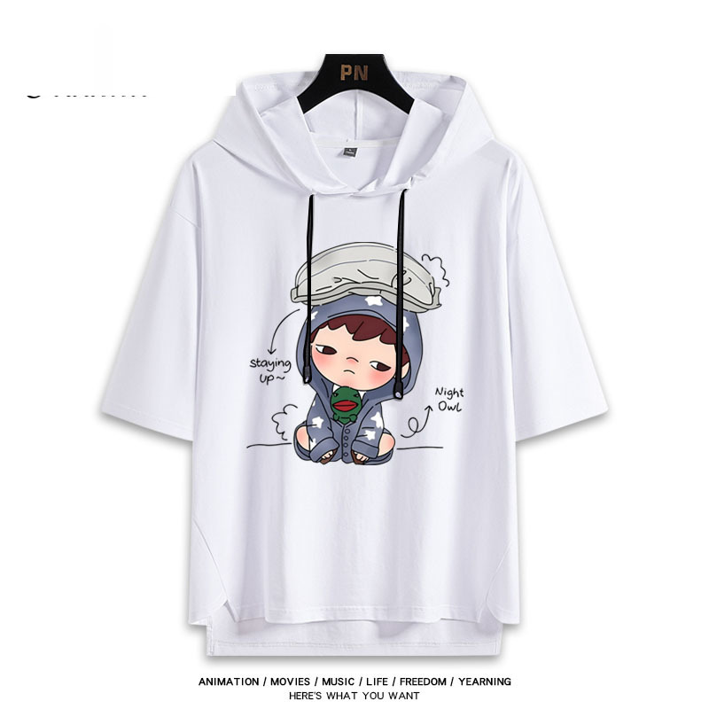 Hirono小野 連帽短袖T恤-CASEZONE