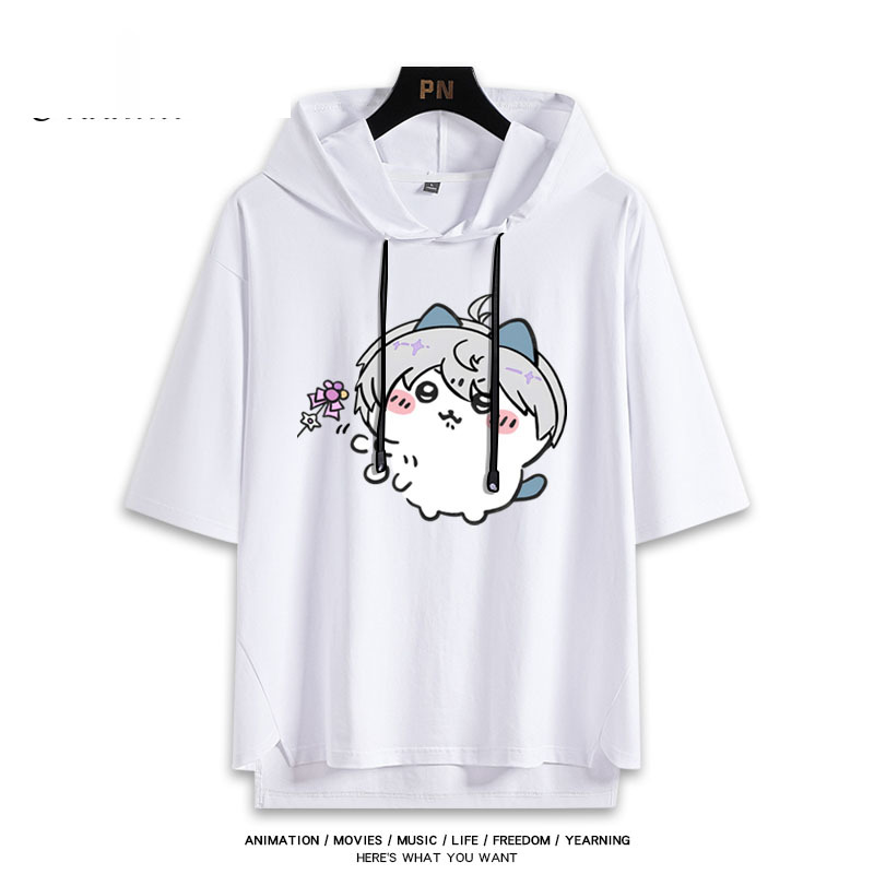 Chiikawa 忘本 連帽短袖T恤