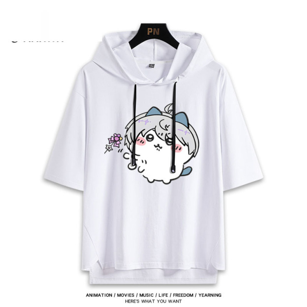 Chiikawa 忘本 連帽短袖T恤